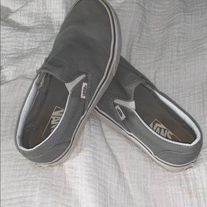 Grey slip on Vans